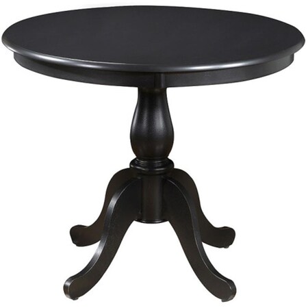 Chesterfield Carolina Chair & Table  Fairview Round Pedestal Dining Table Antique Black - 36 in. CH2548861